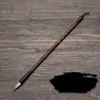 Ancient Oil Watercolor Chinese Calligraphy Brush Wolf Hair Wood Scriptures Writing Brush Oil Painting Art Paint Brush Artist