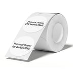 3/5/10 Rolls NiiMbot B21 B1 Label Printer Paper Roll Waterproof Anti-Oil Tear-Resistant Price Tag Pure White Sticker Papers