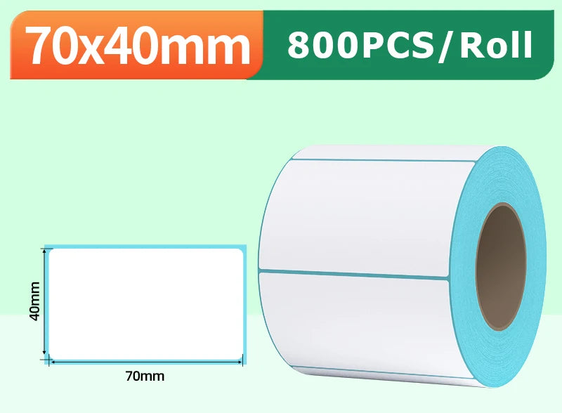 A6 Size 4x6'' 4x4'' Shipping Labels FanFold Paper 241BT 246S D520 DYMO 4XL Zebra Munbyn Nelko for LOGO Barcode