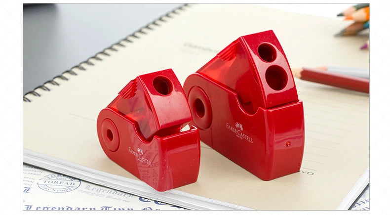 Double Pencil Sharpener Single Hole Double Hole Multifunctional School Office Supplies Creative Student Stationery Item