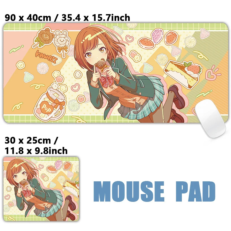 Project Sekai Birthday Full Character 25-ji Nightcord de PJSK Mouse pad Table Mat Gaming XXL Anime Mousepad Keyboard Desktop Mat