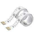 Soft Tape Measure 2 Pack 60 Inch Double Sided Body Measuring Tape for Weight Loss Sewing Tailor Craft Clothes Fabric Measurement Flexible Ruler with Centimeters and Inches Reverse Side for Easy Reading Accurate Body