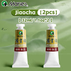 Marie's Chinese Painting Pigment Set,2pcs 20 Colors 32ml/1.13oz Tube,Watercolor Sumi Paint Kit for Drawing,Writing,Ink,Landscape