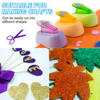 20 Sheets 250gsm Glitter Cardstock Paper Rectangle Premium Sparkly Paper Craft Cardstock Paper for Scrapbook Cards DIY Party Art