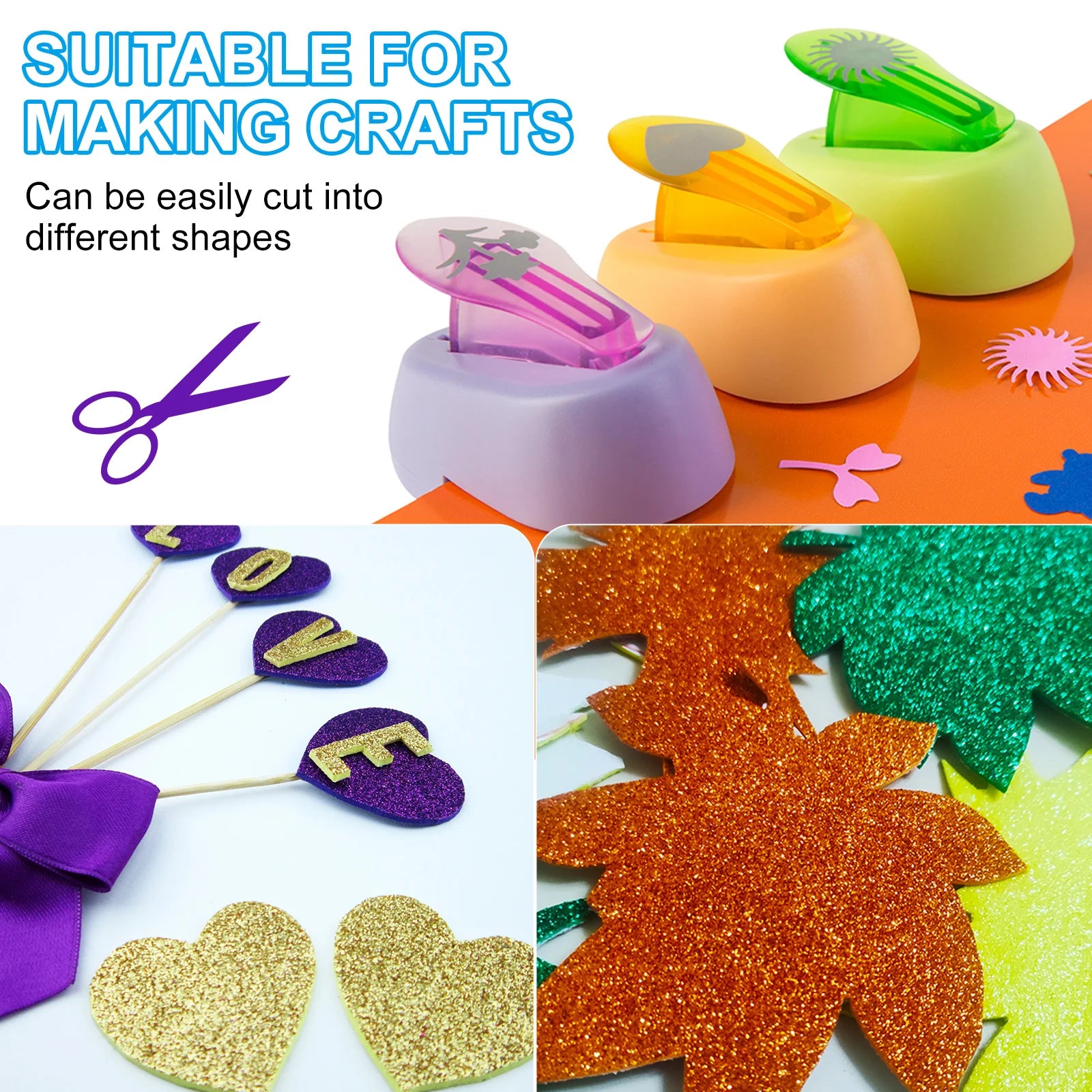 20 Sheets 250gsm Glitter Cardstock Paper Rectangle Premium Sparkly Paper Craft Cardstock Paper for Scrapbook Cards DIY Party Art