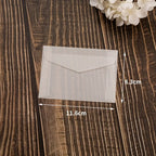 50pcs/lot Translucent Envelopes for Wedding Invitation European Style Sulfuric Acid Paper Envelope Business Storage Bag Envelope