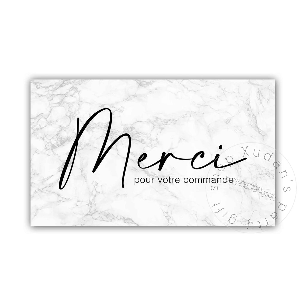 30pcs/pack Pink Thank You Card For Supporting Business Package Decoration "Gorgeous Thanks" Business Card Handmade With Love