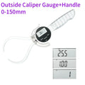 SHANHR150mm 6" Fraction/mm/in Digital Outside Caliper Thickness Gauge Outside Electronic Caliper Gauge For Woodworking