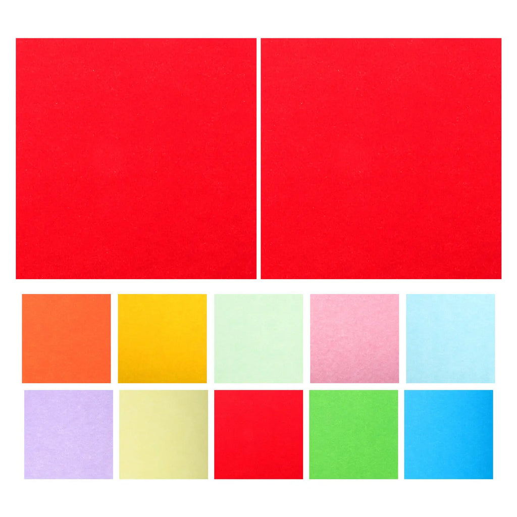 100 Sheets Square Colorful Cardstock Origami Paper Double Sided for Kids Fine Motor Skills Development DIY Crafts Construction