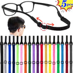 1/5pcs Change Size Sport Eyewear Strap Non Slip Anti Drop Fixer Glasses Cord Elastic Silicone Rope for Kid Adults Glasses Strap