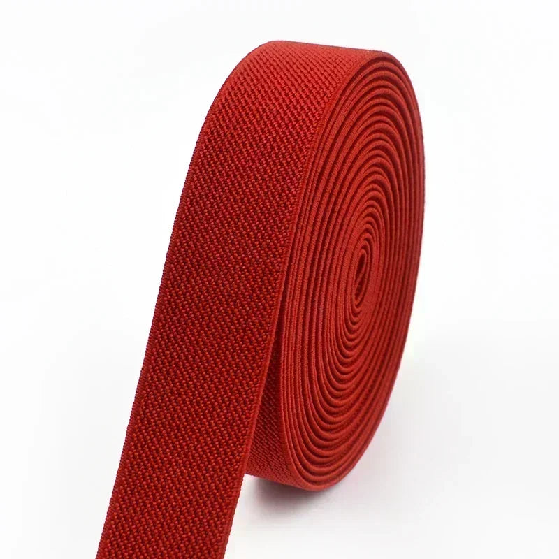 3/5M Meetee 20-50mm Elastic Bands for Trouser Waist Rubber Band Stretch Webbing Tape Belt DIY Underwear Clothes Sewing Accessory