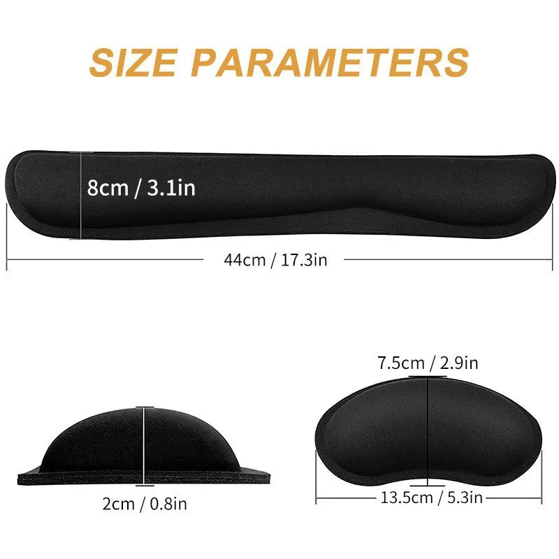Gaming Mouse Pad Comfort 3D Wrist Rest Silica Gel Hand Pillow Memory Cotton Foam Ergonomic Mousepad For Gamer PC Gaming