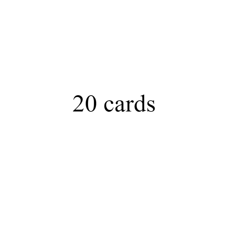 20/50/100PCS Free Custom Thickened Plastic Business Loyalty Card Membership Card Vip Cards Personalized LOGO 0.76mm PVC