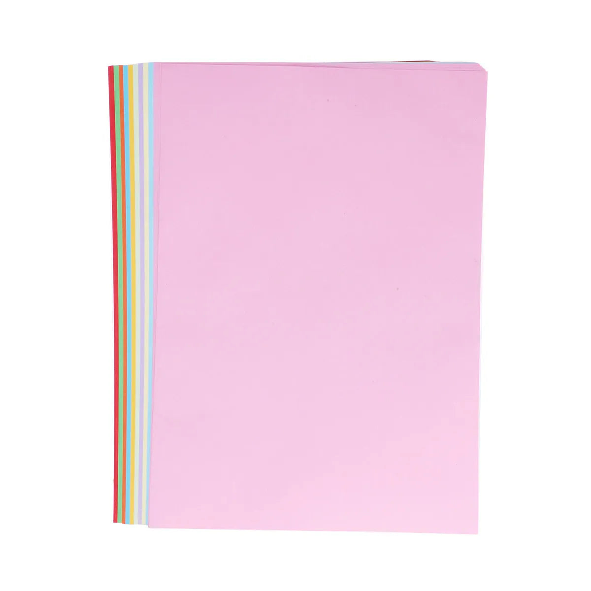 100Pcs Colorful Folding Paper Premium Construction Paper for Hand Craft Kindergarten DIY Art Projects Mixed 10 Colors