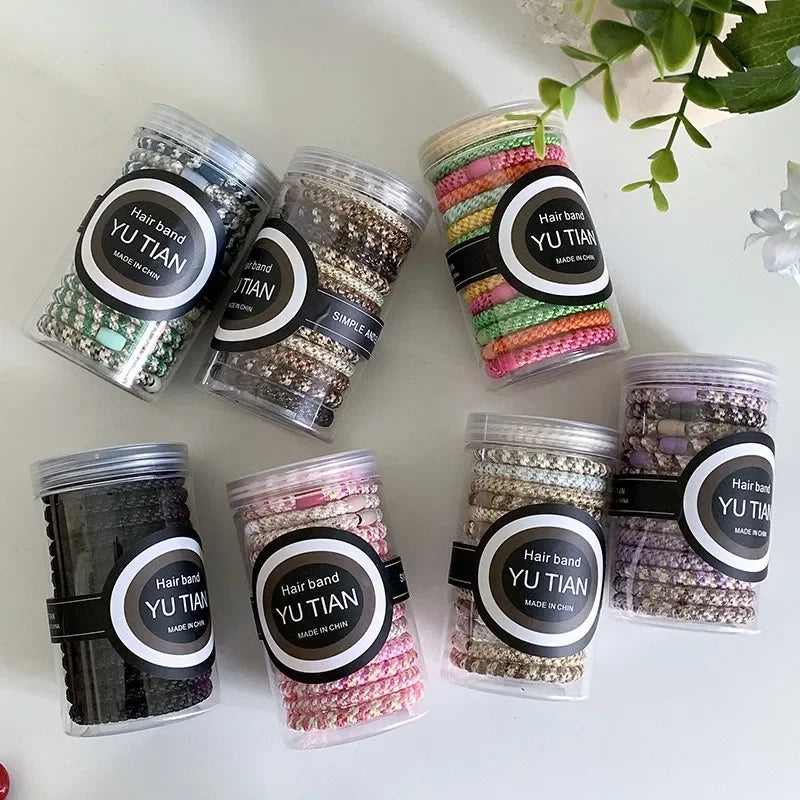 15pcs/box High Elastic Hair Rubber Bands For Women Black Hair Tie Girls Ponytail Holder Hair Rope Hairbands hair accessories