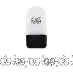 1PC Cartoon Pattern Lace Band Children's Rolling Flower Seal Creative Seal Graffiti Handbook DIY Roller Lace Decoration Band