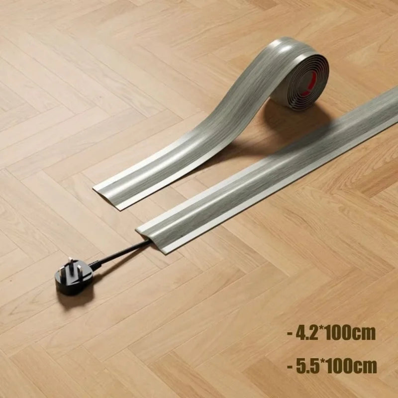 Cable Cover for Flooring Pvc Wires, Covers Wires on the Floor, Soft Floor Cable Cover, Hide Floor Cables, Cable Management Cable Protector