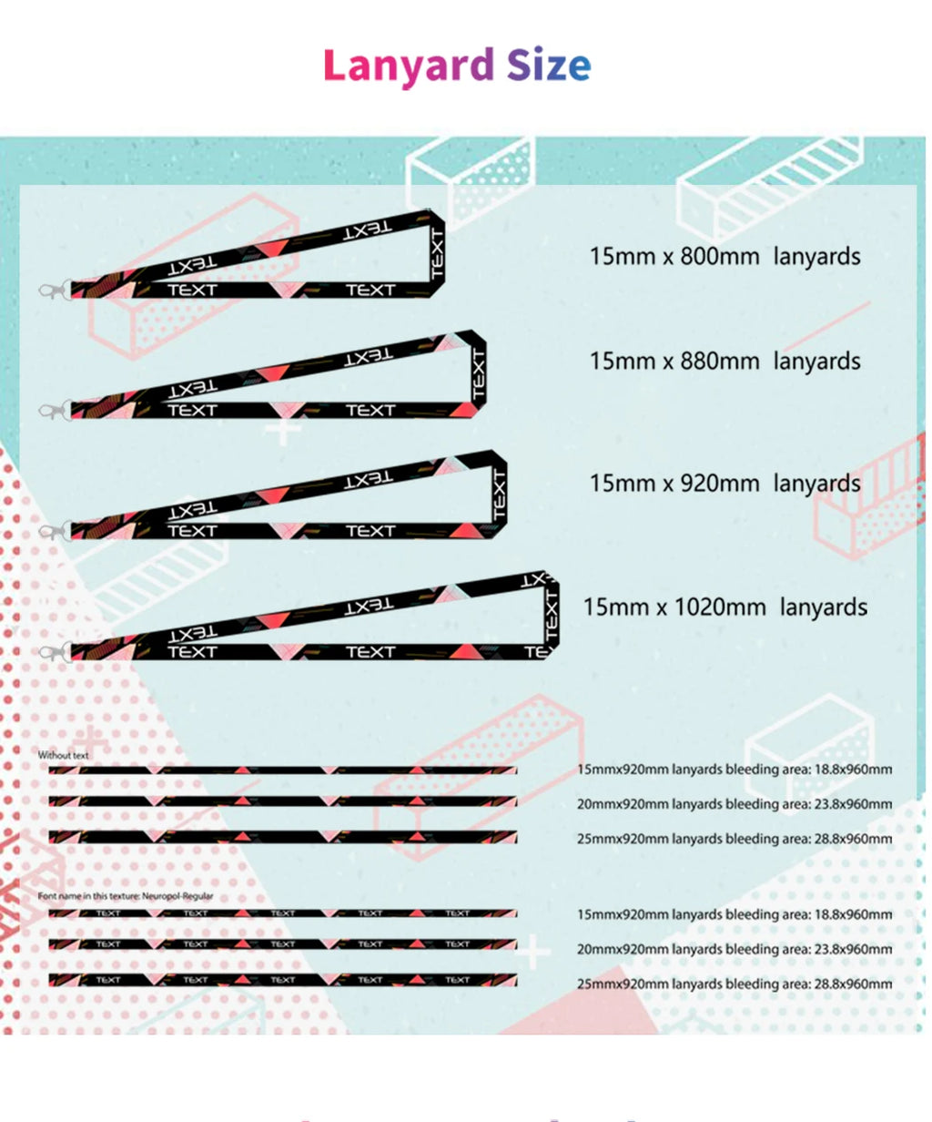 Beautiful And Glossy Nylon With Logo Printing, Suitable For Hanging Necks At Business, Office, School And Exhibition Events