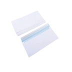 20-100 pieces Western-style Envelope #10 White Envelope with Blue Security Pattern Self-Sealing Envelope