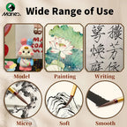 Marie's 3pcs Fine Line Painting Art Brushe Set-Artists Deatail Painting Tool for Intricate Artwork, Chinese Calligraphy