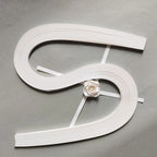 2 Packs 120 Quilling Paper Strips X2 White 53cm Long 5mm Wide Origami Handmade DIY Art Craft Paper