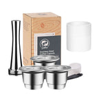 Capsule For Nespresso Reutilisable Inox Refillable Capsule Crema Reusable Refillable Coffee Filter Nespresso Essenza Mini