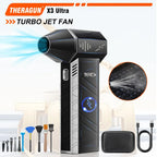 Updated X3Ultra Turbo Fan Jet,Mini Handheld 180000RPM Powerful Compressed air Duster for Car Dryer/PC/Home Cleaning