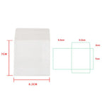 100pcs/lot Invitations Blank Translucent Envelope Postcards Message Card Sulfate Paper Envelope Business Letters Wedding