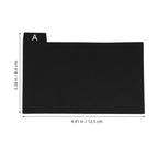 30pcs Index Card Dividers Black Pp Material For Organizing Documents Study Materials Recipes Alphabet Tabs Space Saving
