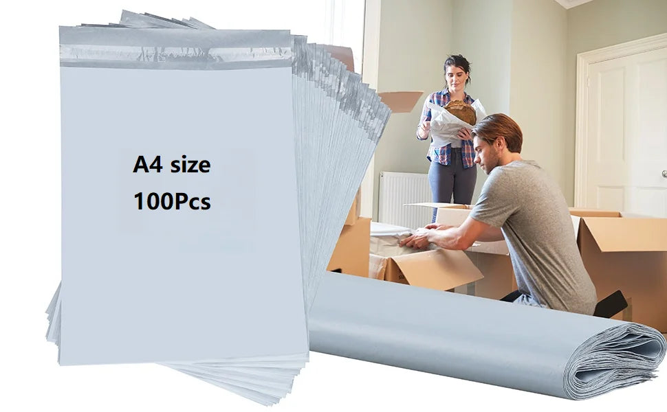 25.5*33cm Shipping Bags For Packaging Courier Bag Self Adhesive Seal White Mailing Bag Envelope Storage Bag Thicken Courier Bags