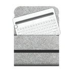 Felt Wireless Keyboard Storage Bag Dustproof Anti Shock Carrying Case Lightweight Portable for Logitech K380 K480 K580 K780