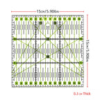 DIY Sewing Patchwork Tool Square Patchwork Ruler Sewing Ruler Clothing Cutting Anti-Skid Function Ruler Sewing Tool