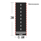 Race Car Theme Tablecloths Black White Checkered Rectangular Plastic Table Cover Racing Car Birthday Party Decorations Supplies