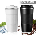 12.85/17.25oz Stainless Steel Thermos Insulated Cup Double-layer Leak-Proof Travel Mug For Sports Outdoor Portable Vacuum Bottle
