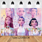 Themed Birthday Party Supplies Disposable Cup Plate Paper Tablecloths Banners Candy Bags Cake Decorations Baby Christening
