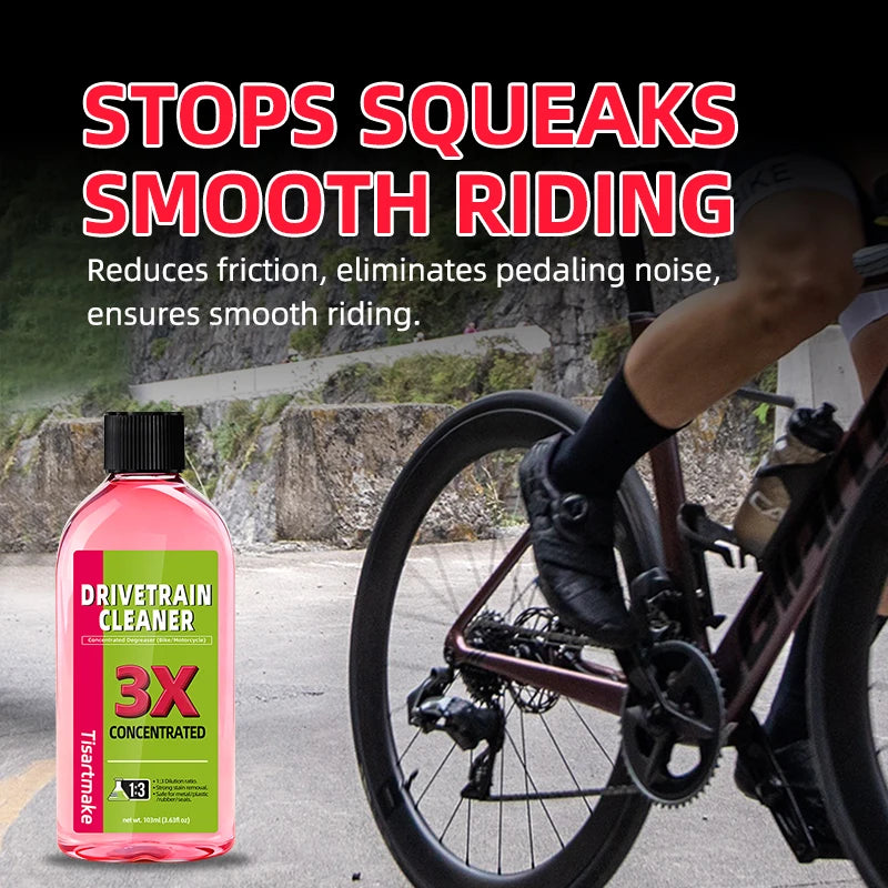 100ml Bike Drivetrain Cleaner Bicycle Chain Cleaning Maintenance Liquid Degreaser Spray Bike Chain Cleaner Bicycle Degreaser