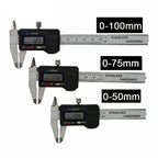 Mini Stainless Steel Digital Caliper 50mm 70mm 100mm Electronic Vernier Caliper Slider Caliper Gem Thickness Gauge