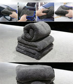 SEAMETAL Thicken Car Cleaning Towel 1200GSM Super-Absorption Microfiber Washing Towel Ultra-Soft Scratch-Free Car Drying Cloth