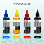CRTBOTW Refill Dye Ink Kit For Canon HP Epson Brother Printer & Cartridge CISS Ink and refillable Compatible dye ink Eco tank
