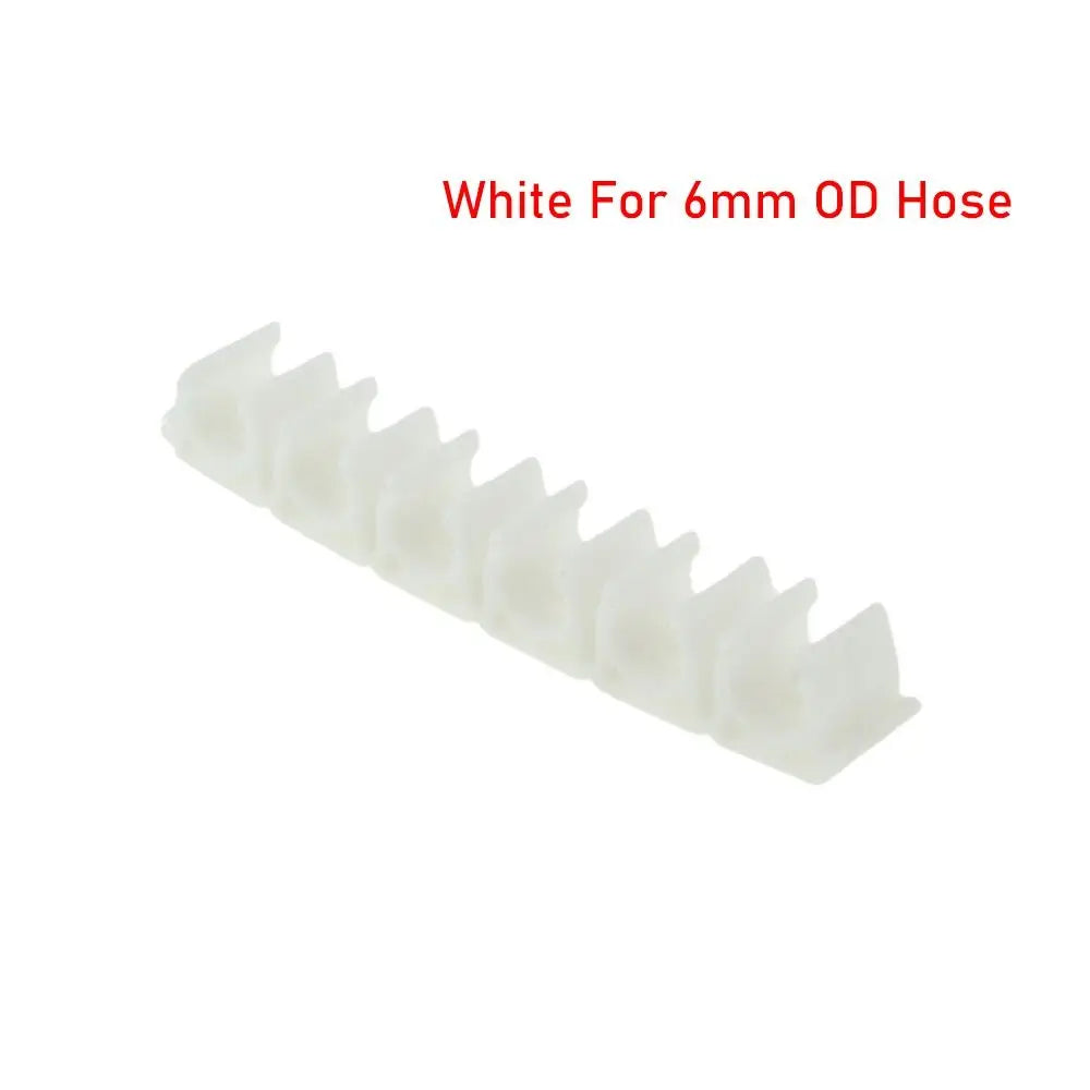 4/6/8/10/12mm Nylon Pneumatic Tube Air Hose Fixing Clamp 6 Way Water Pipe Holder Gas Compressor Tubing Diversion Flow Clip