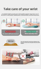 Gradient Ergonomics Mouse Pad Comfortable Wrist Support Non Slip Mice Mat Soft Mousepad Wrist Rest Computer Silicone Mouse Pad
