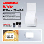 300dpi Niimbot M2 Portable Thermal Transfer Label Printer Multi-function Sticker Label Maker Machine for Clothes Tag Power Cable