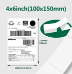 4"x6" Thermal Label Paper 100x150mm Adhesive Stickers Shipping Labels For DHL UPS Express Barcode Logo Label Water/Oil-Proof