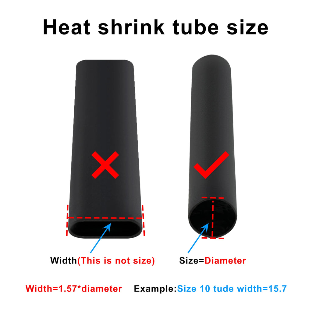 5 Meter 3:1 Waterproof Heat Shrink Tube Insulating Sleeve Wire Protection Dual Wall  Heat-shrinkable Sleeve With Glue Inside