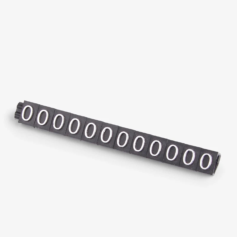 5pcs Price Cubes Adjustable Letter Snap Number Digit Stick Phone Watch Jewelry Snack Food Counter Display Stand Sign Tags