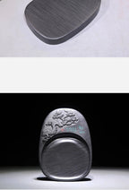 Exquisite Traditional Portable Lightweight Calligraphy Inkstones Huizhou Ink Slabs Perfect for Brush Writing Students Inkstone