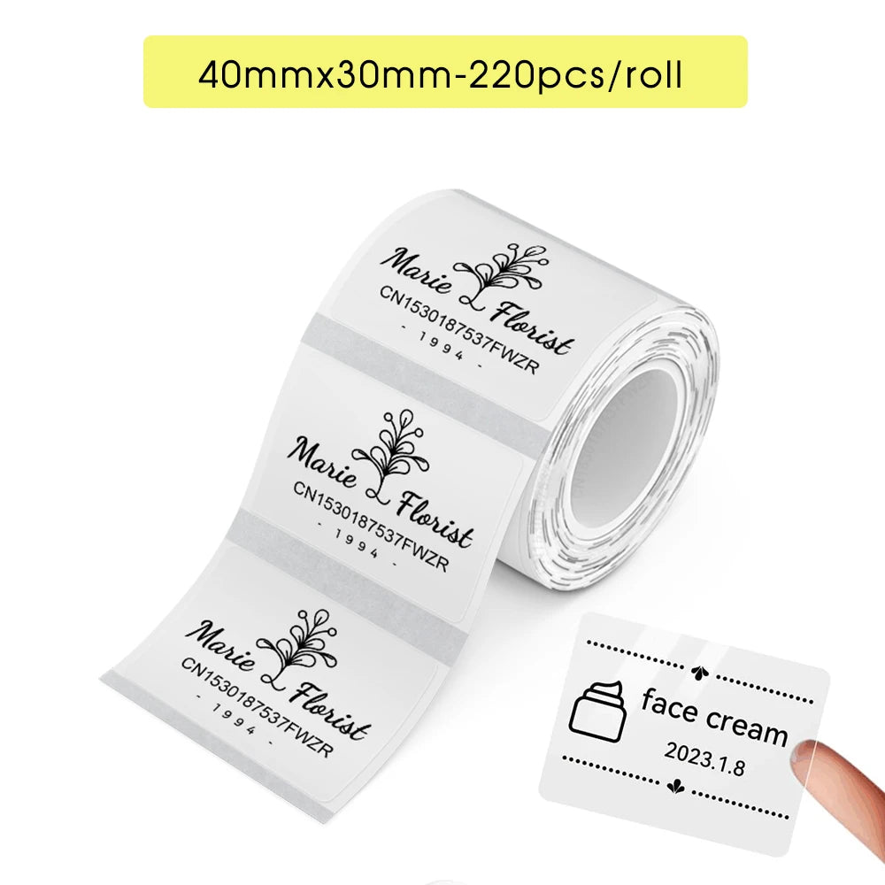 Marklife X2 Portable Mini Printer Similar to Marklife P50 Adhesive Sticker Printer Wireless Bluetooth Labeling Machine DIY Label