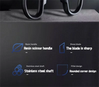 Black Blade Scissors, Sharp Multi-Color Household & Office Small Scissors, Paper Cutting Stationery for Handmade Crafts DIY
