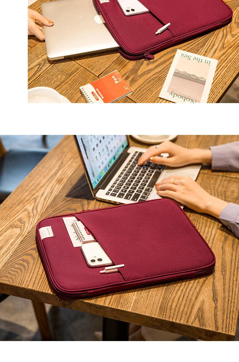 Laptop Sleeve For Macbook Pro 14 A2442 Air13.3 13.6 Tablet Sleeve Bag for Ipad Pro10.5 10.2 11air9.7 10.9 Inch