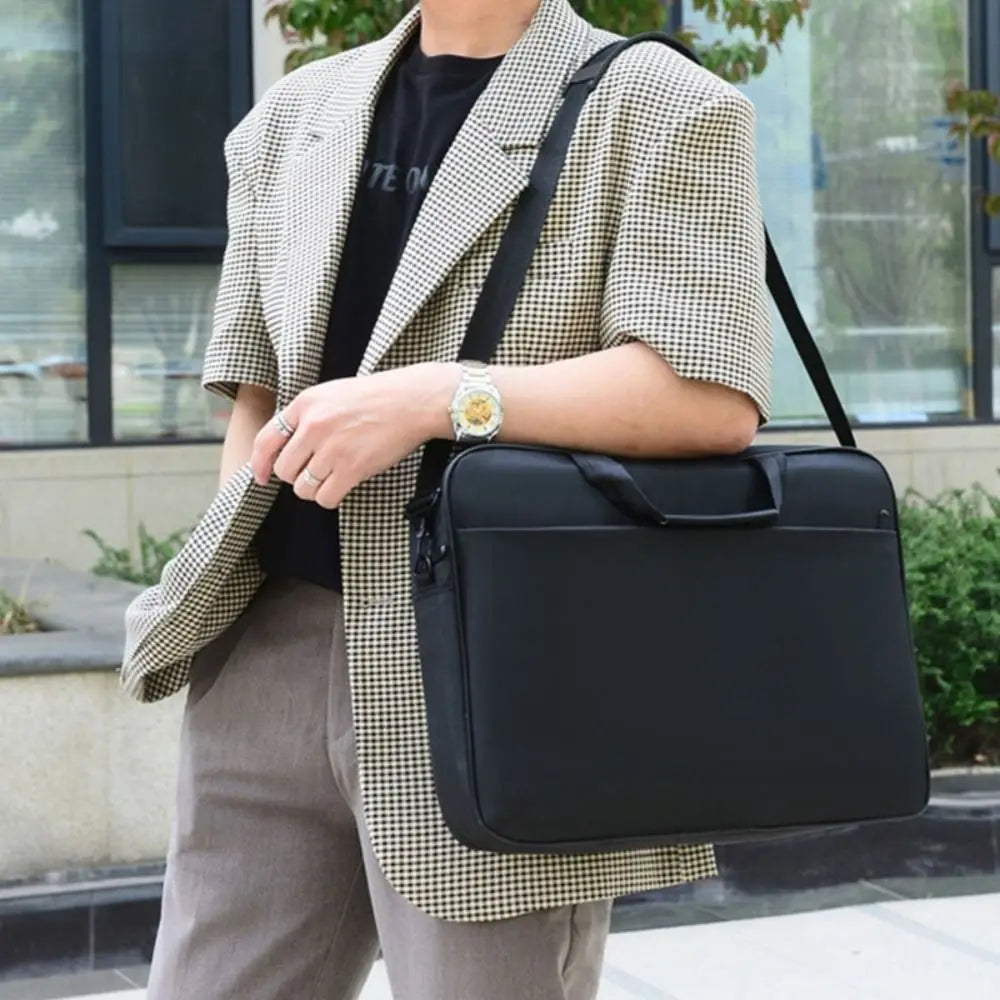 Large Capacity Laptop Bag Shockproof Protective Laptop Case 15.6 17 inch Strap Carrying for Lenovo/HP/Dell/Asus/Samsung